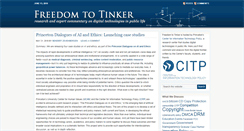 Desktop Screenshot of freedom-to-tinker.com